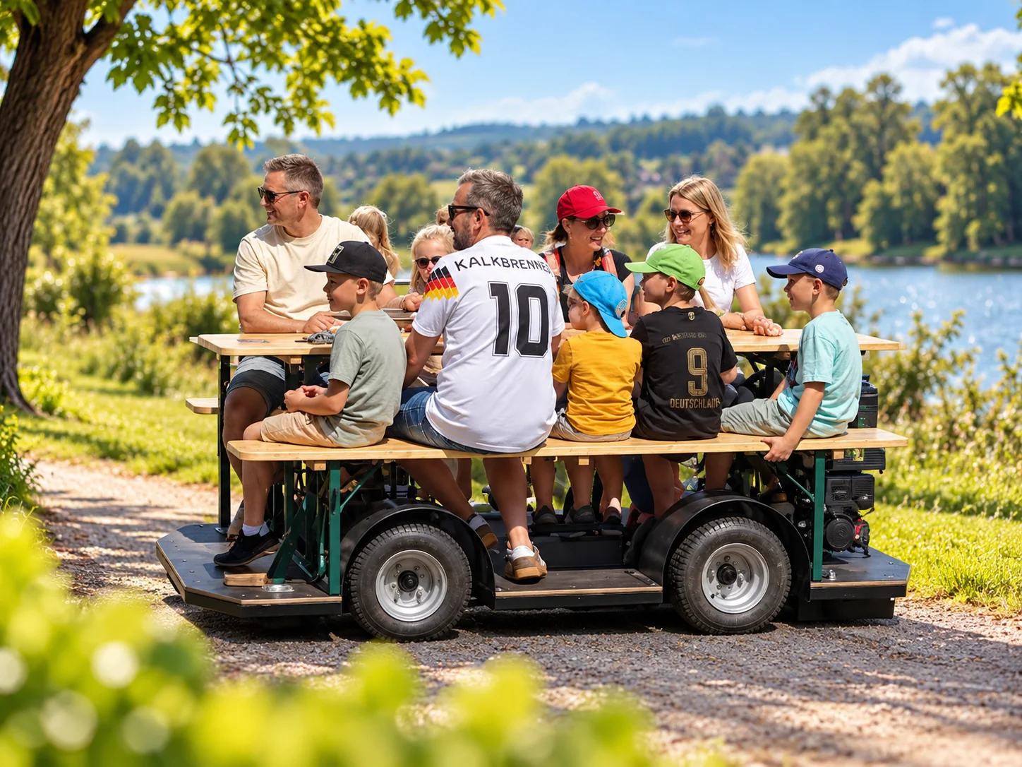 Gemeinsam auf der FahrBar unterwegs an einem sonnigen Tag